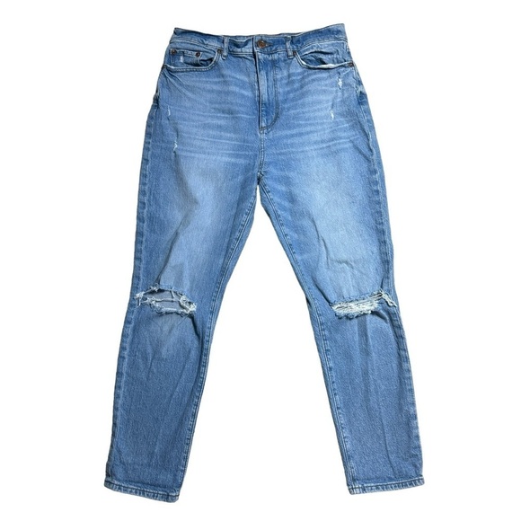 Loft High Waist Boyfriend Denim Jeans | U.S. Woman’s 28 Short - Picture 1 of 8